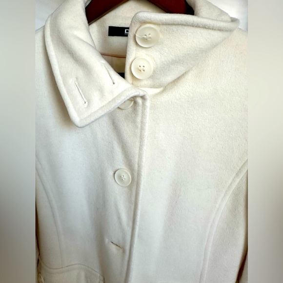 DKNY Wool Cashmere Blend Pea Coat - Picture 3 of 13